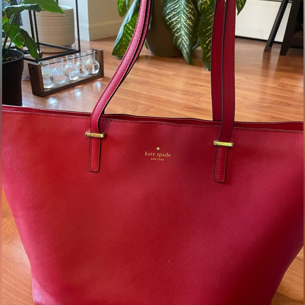 red kate spade large tote